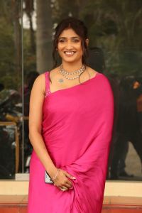 Priya Vadlamani Saree Pics @ Brahma Anandam Teaser Launch