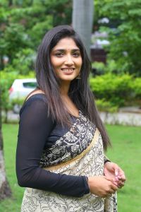 Actress Priya Vadlamani Saree Photos @ Veeranjaneyulu Viharayatra Trailer Launch