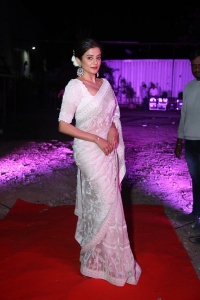 Actress Priyamani White Saree Images @ Custody Pre Release