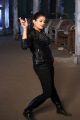 Actress Priyamani New Photos in Black Leather Jacket Dress