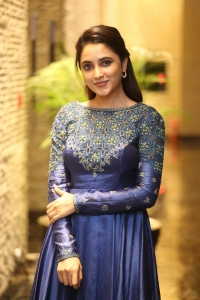 Doctor Movie Actress Priyanka Arul Mohan Blue Dress Photos