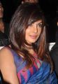 Priyanka Chopra Hot Images in Dark Moderate Blue Saree