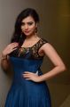 Actress Priyanka Ramana in Blue Designer Dress Stills