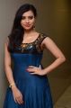 Tamil Actress Priyanka Ramana Stills in Blue Long Dress