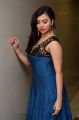 Actress Priyanka Ramana in Blue Long Dress Stills