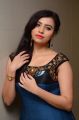 Tamil Actress Priyanka Ramana Stills in Blue Long Dress