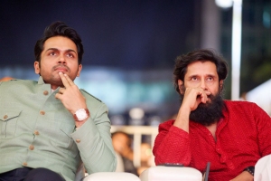 Karthi, Vikram @ PS1 Pre Release Event Bangalore Stills