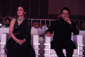 Trisha, Karthi @ PS1 Pre Release Event Hyderabad Photos