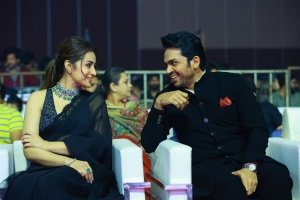 Trisha, Karthi @ PS1 Pre Release Event Hyderabad Photos