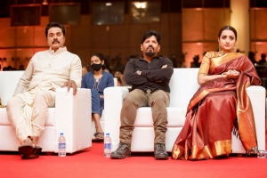 Sarathkumar, Ravi Varman, Trisha @ Ponniyin Selvan (PS1) Teaser Launch Stills