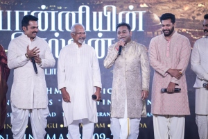 Karthi, Mani Ratnam, AR Rahman, Jayam Ravi @ Ponniyin Selvan (PS1) Teaser Launch Stills