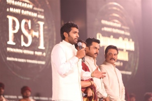 Vikram Prabhu @ Ponniyin Selvan (PS1) Teaser Launch Stills