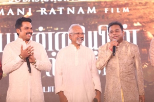 Karthi, Mani Ratnam, Jayam Ravi @ Ponniyin Selvan (PS1) Teaser Launch Stills