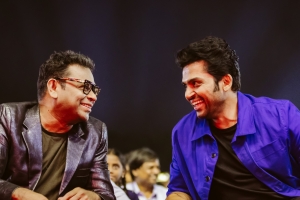 AR Rahman, Karthi @ Ponniyin Selvan 2 Anthem Launch Anna University Stills