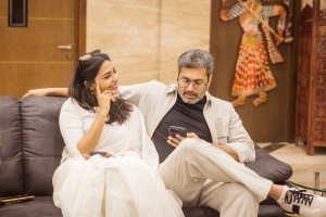 Aishwarya Lekshmi, Jayam Ravi @ Ponniyin Selvan 2 Movie Team @ Cochin Pics