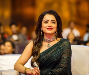 Actress Trisha @ PS-2 Pre Release Event Hyderabad Photos