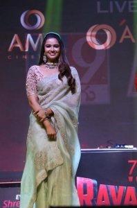 Ravanasura Movie Actress Pujita Ponnada Saree Pics