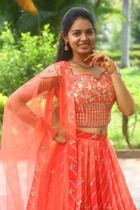 Actress Pujitha Stills @ Lokam Yerugani Katha Teaser Launch