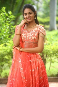 Actress Poojitha Stills @ Lokam Erugani Katha Teaser Launch