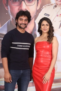 Aadi, Lavanya Tripathi @ Puli Meka Success Meet Stills