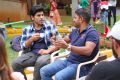 Puneeth Rajkumar visits Allu Sirish's Oka Kshanam sets Photos