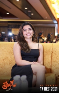 Rashmika Mandanna @ Pushpa Bangalore Press Meet Pictures