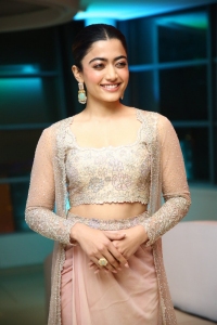 Rashmika Mandanna @ Pushpa Press Meet Hyderabad Photos