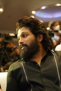 Allu Arjun @ Pushpa Press Meet Hyderabad Photos