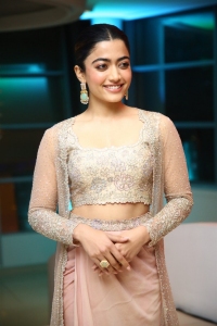 Rashmika Mandanna @ Pushpa Press Meet Hyderabad Photos