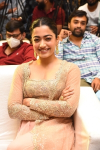 Rashmika Mandanna @ Pushpa Press Meet Hyderabad Photos