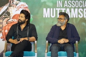 Allu Arjun, Sukumar @ Pushpa Press Meet Hyderabad Photos