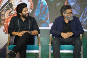 Allu Arjun, Sukumar @ Pushpa Press Meet Hyderabad Photos