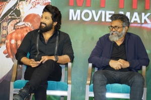 Allu Arjun, Sukumar @ Pushpa Press Meet Hyderabad Photos