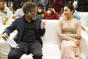 Sukumar, Rashmika Mandanna @ Pushpa Press Meet Hyderabad Photos