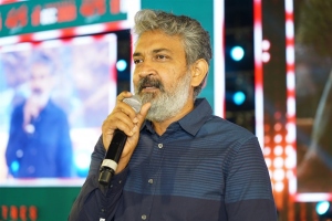 SS Rajamouli @ Pushpa Movie Pre Release Event Stills