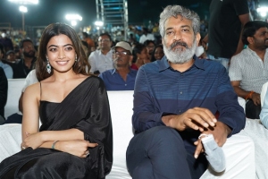 Rashmika Mandanna, SS Rajamouli @ Pushpa Movie Pre Release Event Stills