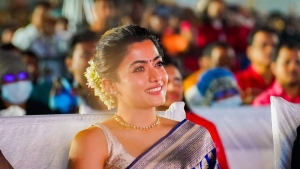 Rashmika Mandanna @ Pushpa MASSive Success Party Tirupati Photos