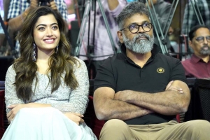 Rashmika Mandanna, Sukumar @ Pushpa Movie Thanks Meet Photos