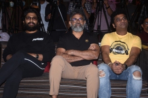 Allu Arjun, Sukumar, Devi Sri Prasad @ Pushpa Movie Thanks Meet Photos