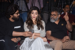 Allu Arjun, Rashmika, Sukumar @ Pushpa Movie Thanks Meet Photos