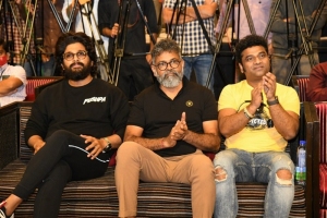 Allu Arjun, Sukumar, Devi Sri Prasad @ Pushpa Movie Thanks Meet Photos