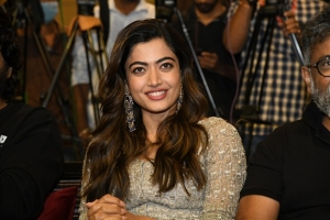 Rashmika Mandanna @ Pushpa Movie Thanks Meet Photos