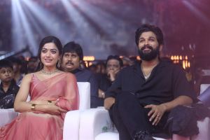 Rashmika Mandanna, Allu Arjun @ Pushpa's WILDFIRE Event Chennai Photos