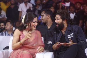 Rashmika Mandanna, Allu Arjun @ Pushpa's WILDFIRE Event Chennai Photos