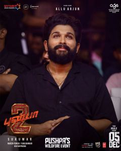 Allu Arjun @ Pushpa's WILDFIRE Event in Chennai Photos