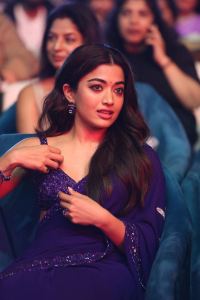 Rashmika Mandanna @ Pushpa 2 Wildfire JAAthara Event Hyderabad Stills