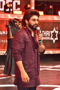 Allu Arjun @ Pushpa 2 Wildfire JAAthara Event Hyderabad Stills