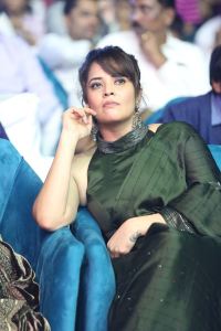 Anasuya @ Pushpa 2 Wildfire JAAthara Event Hyderabad Stills