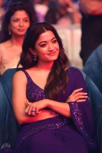 Rashmika Mandanna @ Pushpa 2 Wildfire JAAthara Event Hyderabad Stills