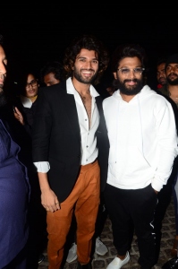 Vijay Devarakonda, Allu Arjun @ Pushpaka Vimanam Trailer Launch Stills